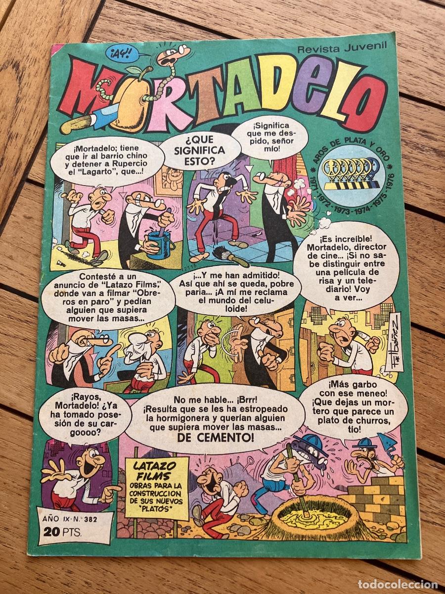 Tebeos: MORTADELO - N&Uacute;MERO 382 - REVISTA JUVENIL - BRUGUERA