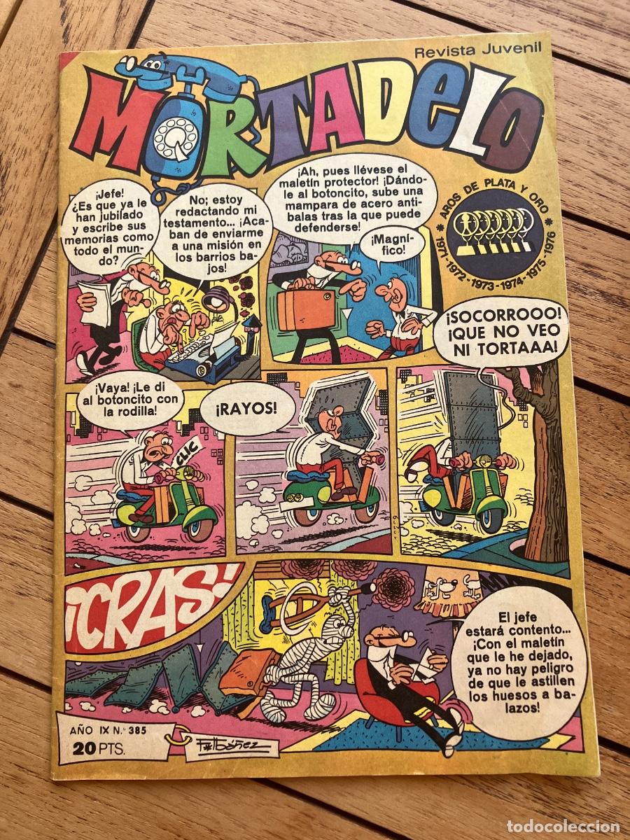 Tebeos: MORTADELO - N&Uacute;MERO 385 - REVISTA JUVENIL - BRUGUERA