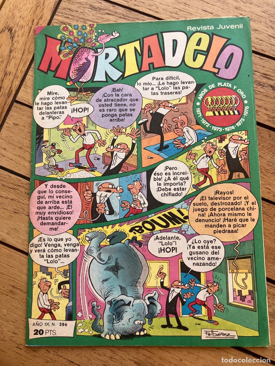 Tebeos: MORTADELO - N&Uacute;MERO 386 - REVISTA JUVENIL - BRUGUERA