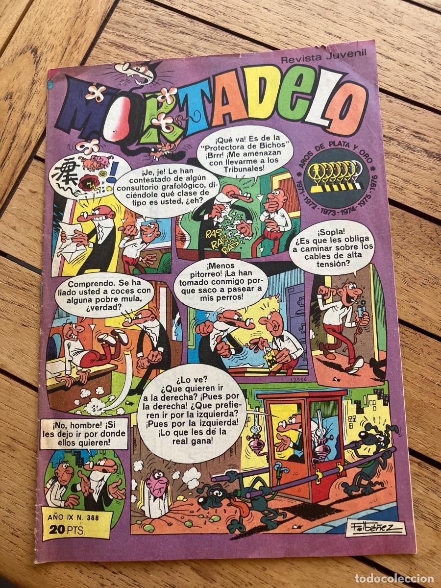 Tebeos: MORTADELO - N&Uacute;MERO 388 - REVISTA JUVENIL - BRUGUERA