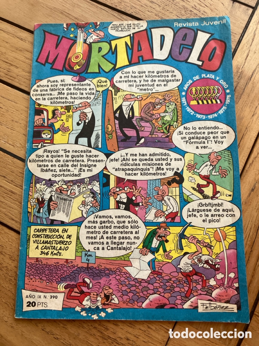 Giornalini: MORTADELO - N&Uacute;MERO 390 - REVISTA JUVENIL - BRUGUERA