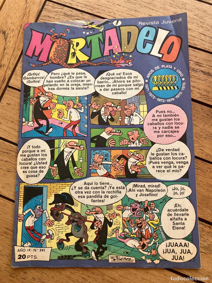 Tebeos: MORTADELO - N&Uacute;MERO 391 - REVISTA JUVENIL - BRUGUERA