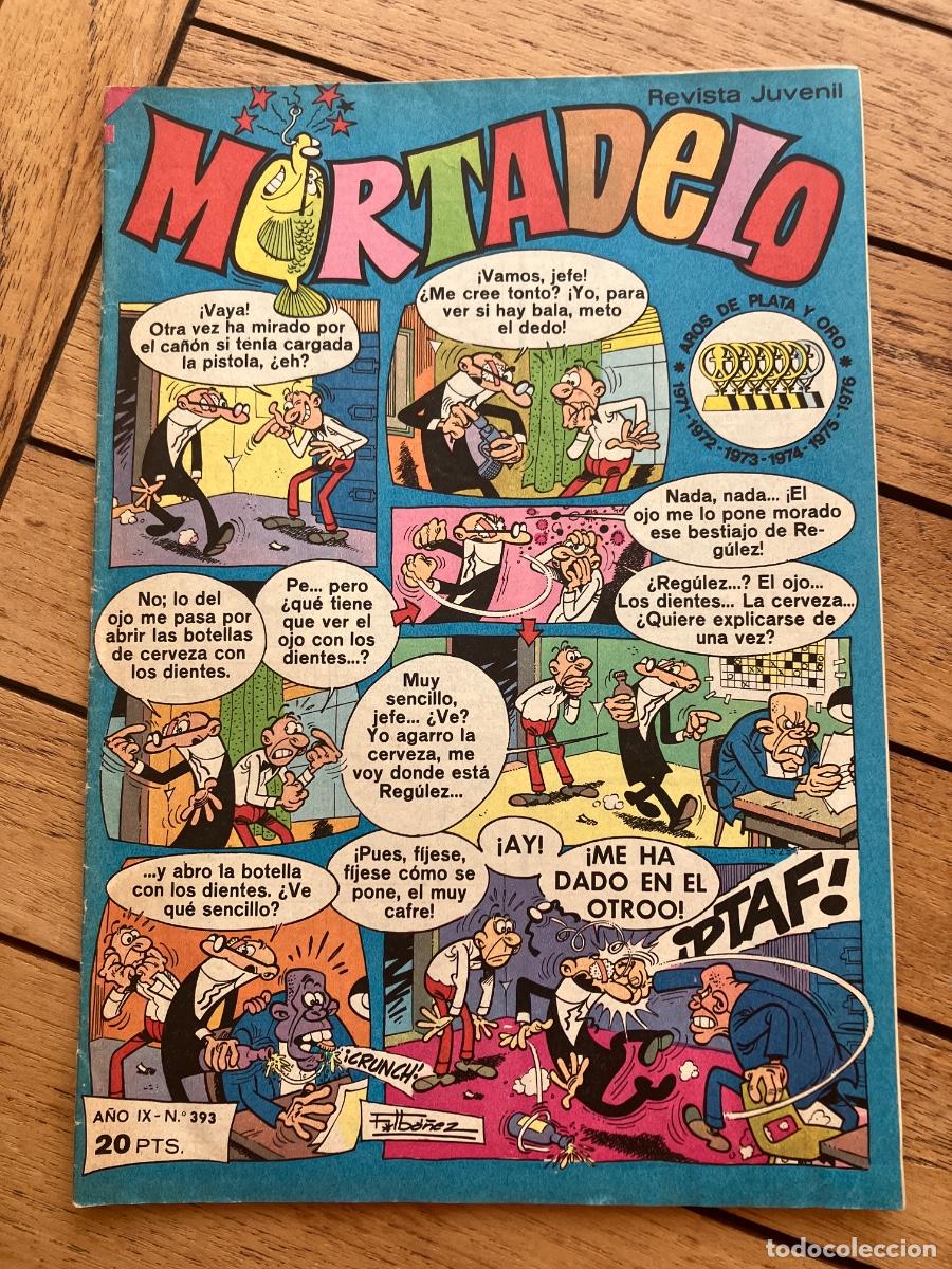 Tebeos: MORTADELO - N&Uacute;MERO 393 - REVISTA JUVENIL - BRUGUERA