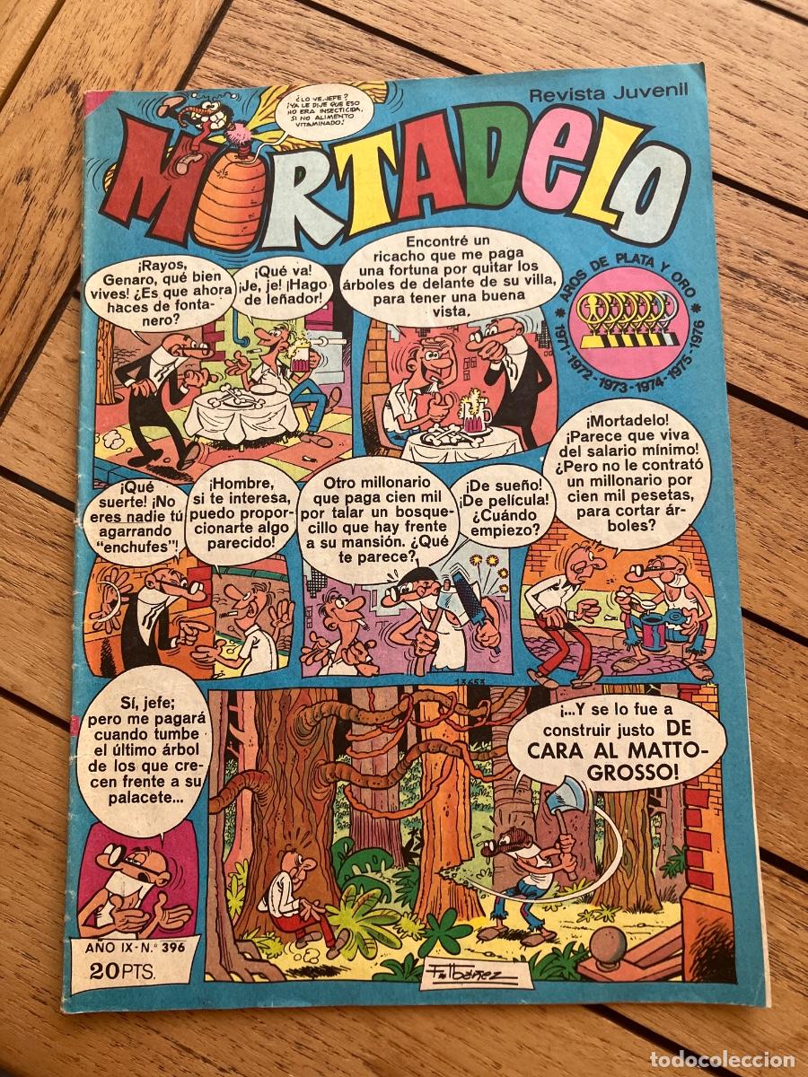 Tebeos: MORTADELO - N&Uacute;MERO 396 - REVISTA JUVENIL - BRUGUERA
