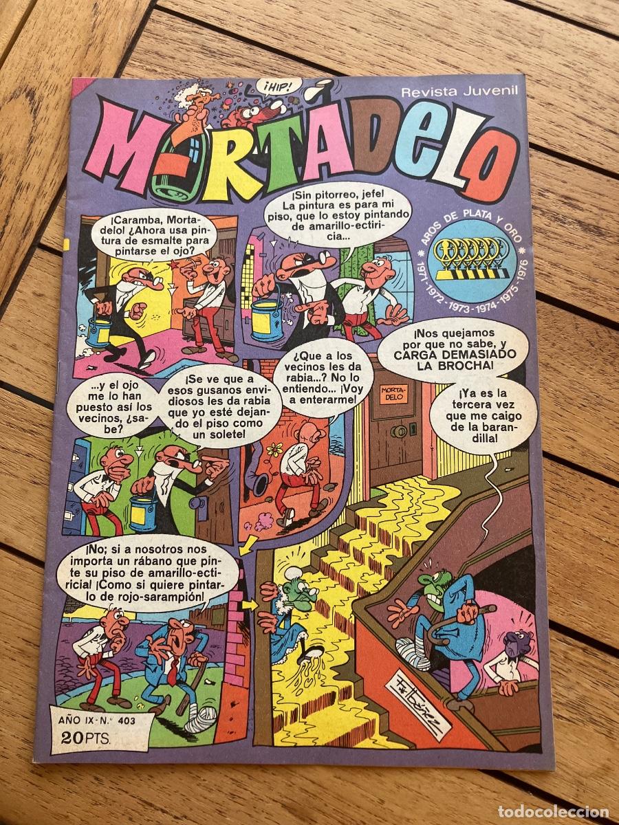 Tebeos: MORTADELO - N&Uacute;MERO 403 - REVISTA JUVENIL - BRUGUERA