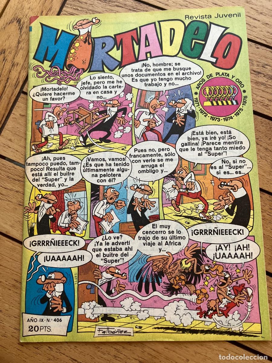 Tebeos: MORTADELO - N&Uacute;MERO 406 - REVISTA JUVENIL - BRUGUERA