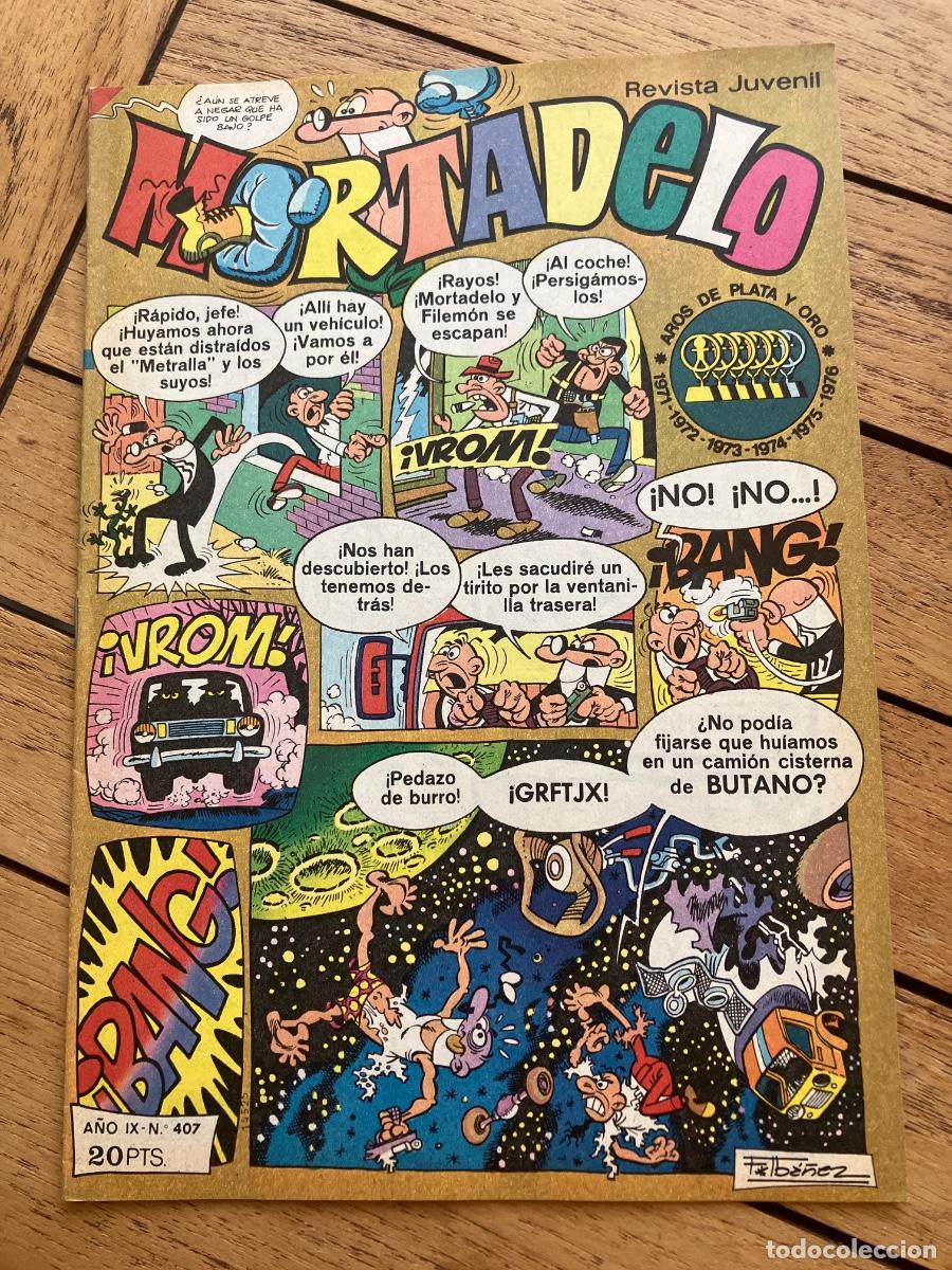 Tebeos: MORTADELO - N&Uacute;MERO 407 - REVISTA JUVENIL - BRUGUERA