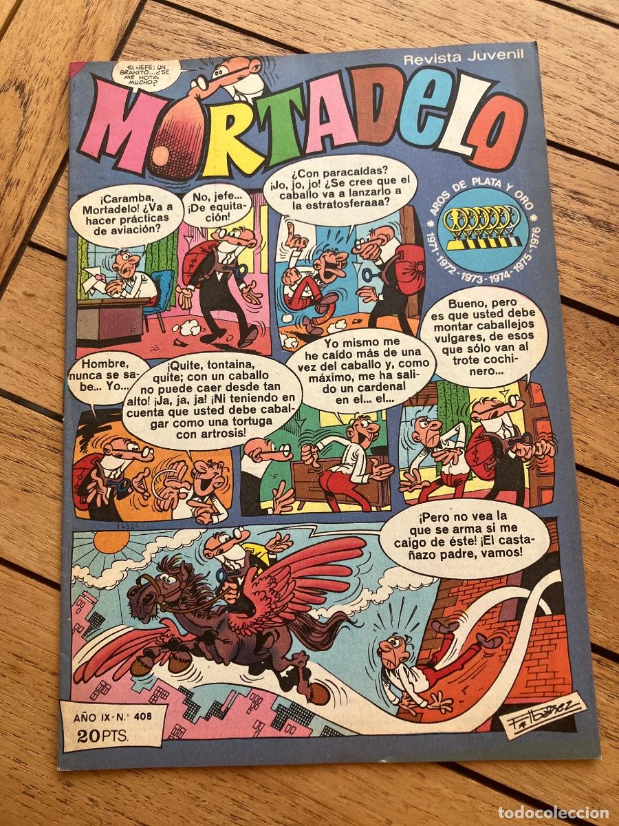 Tebeos: MORTADELO - N&Uacute;MERO 408 - REVISTA JUVENIL - BRUGUERA