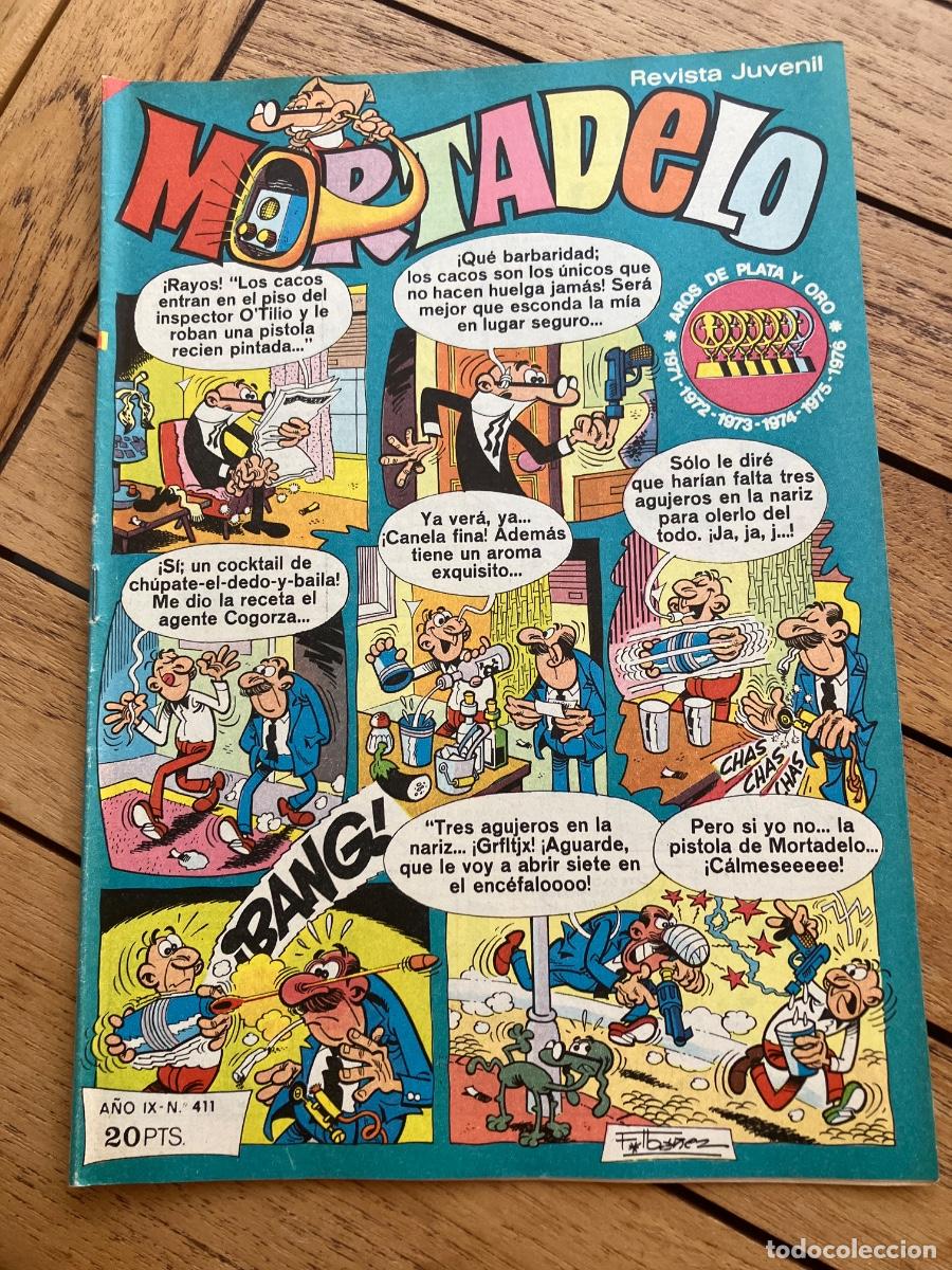 Tebeos: MORTADELO - N&Uacute;MERO 411 - REVISTA JUVENIL - BRUGUERA