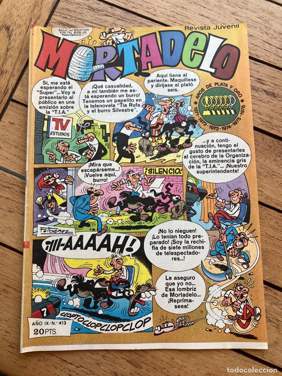 Tebeos: MORTADELO - N&Uacute;MERO 413 - REVISTA JUVENIL - BRUGUERA