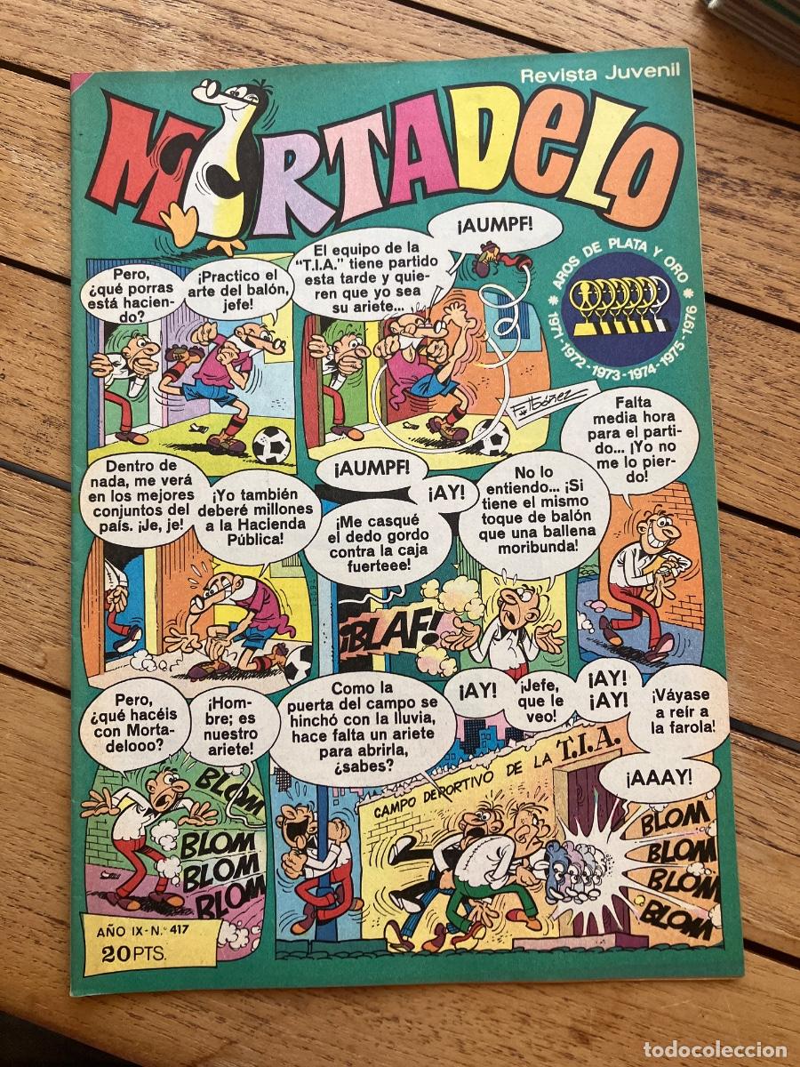 Tebeos: MORTADELO - N&Uacute;MEROS 417 - REVISTA JUVENIL - BRUGUERA