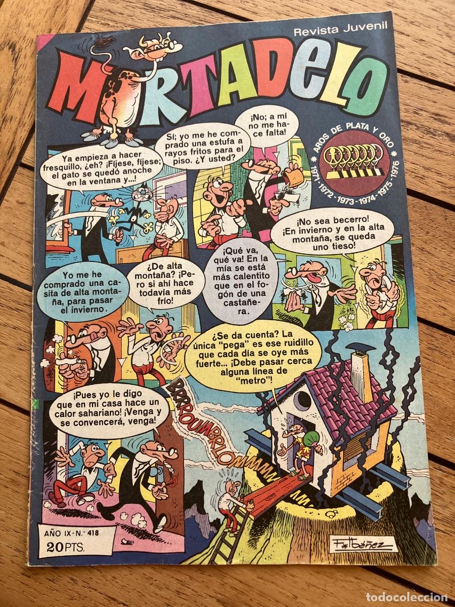 Tebeos: MORTADELO - N&Uacute;MEROS 418 - REVISTA JUVENIL - BRUGUERA