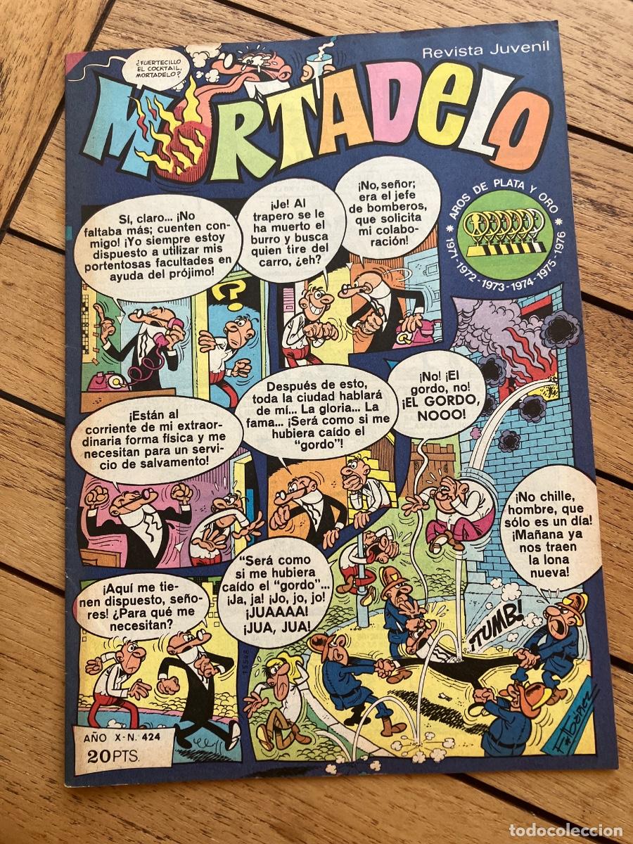 Tebeos: MORTADELO - N&Uacute;MEROS 424 - REVISTA JUVENIL - BRUGUERA