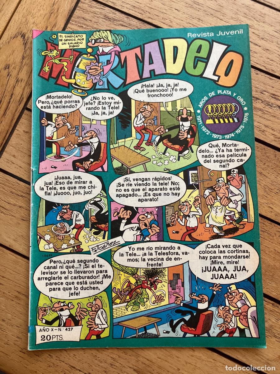 Tebeos: MORTADELO - N&Uacute;MEROS 427 - REVISTA JUVENIL - BRUGUERA