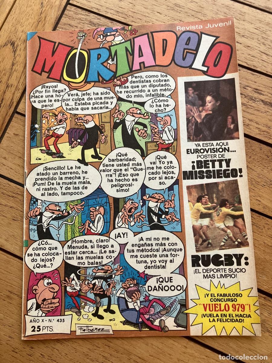 Tebeos: MORTADELO - N&Uacute;MEROS 435 - REVISTA JUVENIL - BRUGUERA