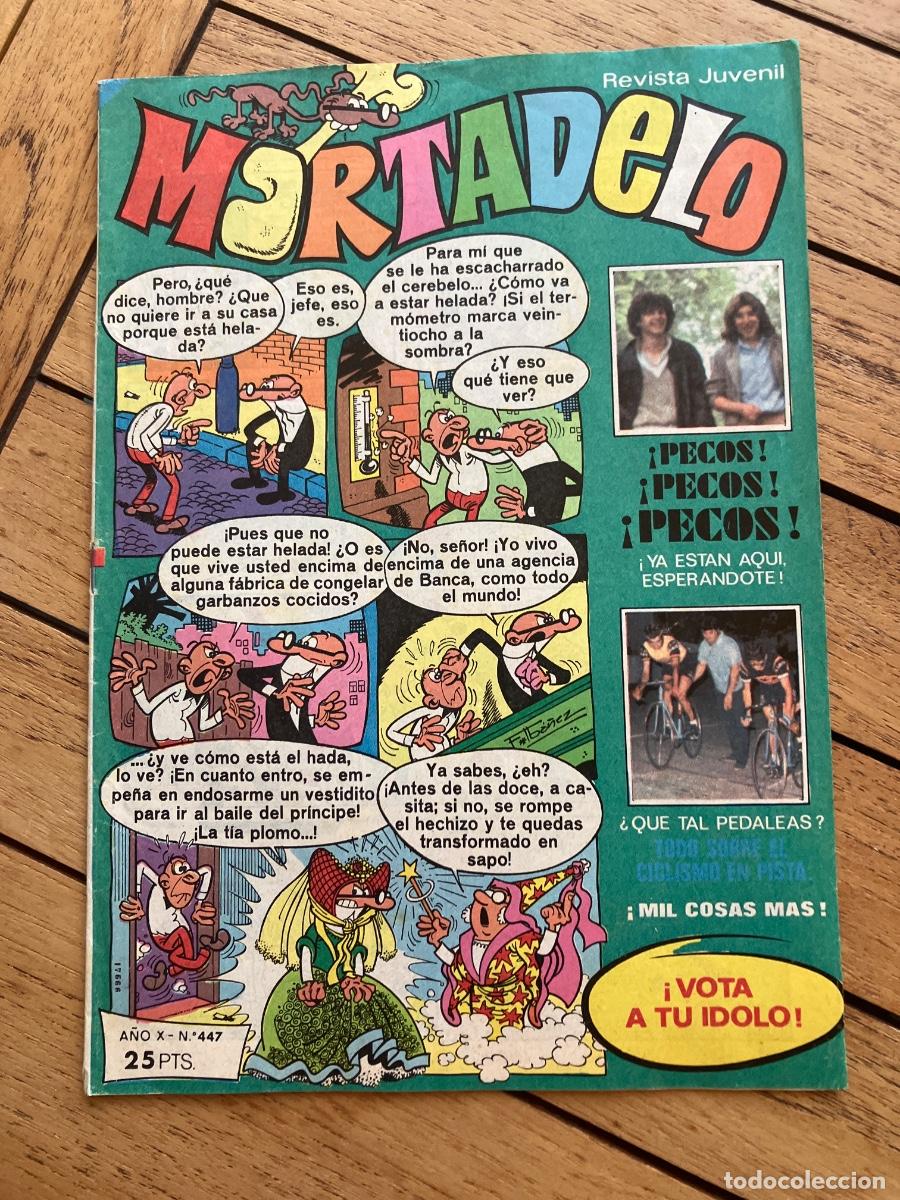 Tebeos: MORTADELO - N&Uacute;MEROS 447 - REVISTA JUVENIL - BRUGUERA