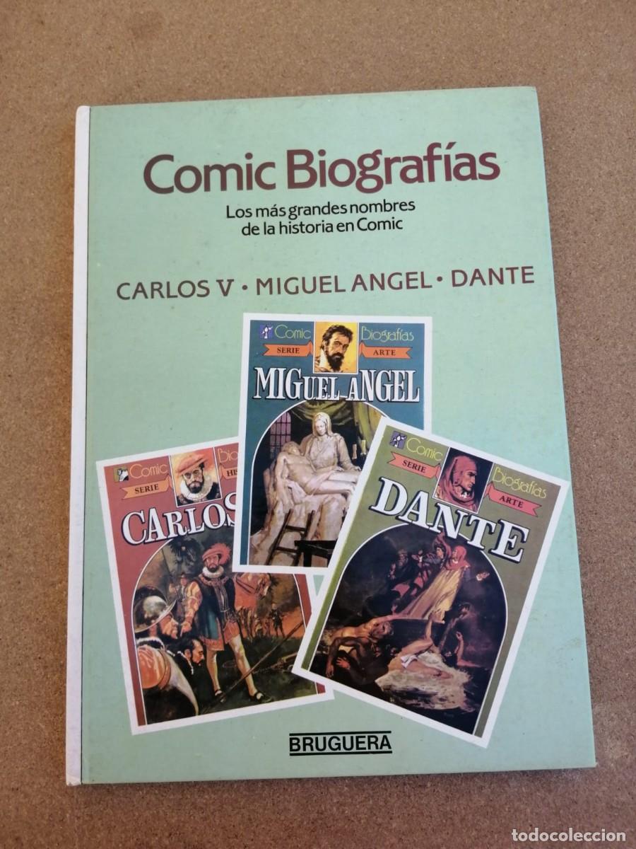 Giornalini: COMIC BIOGRAFIAS. CARLOS V - MIGUEL ANGEL - DANTE (PRUNES - USERO - FLORES LAZARO)