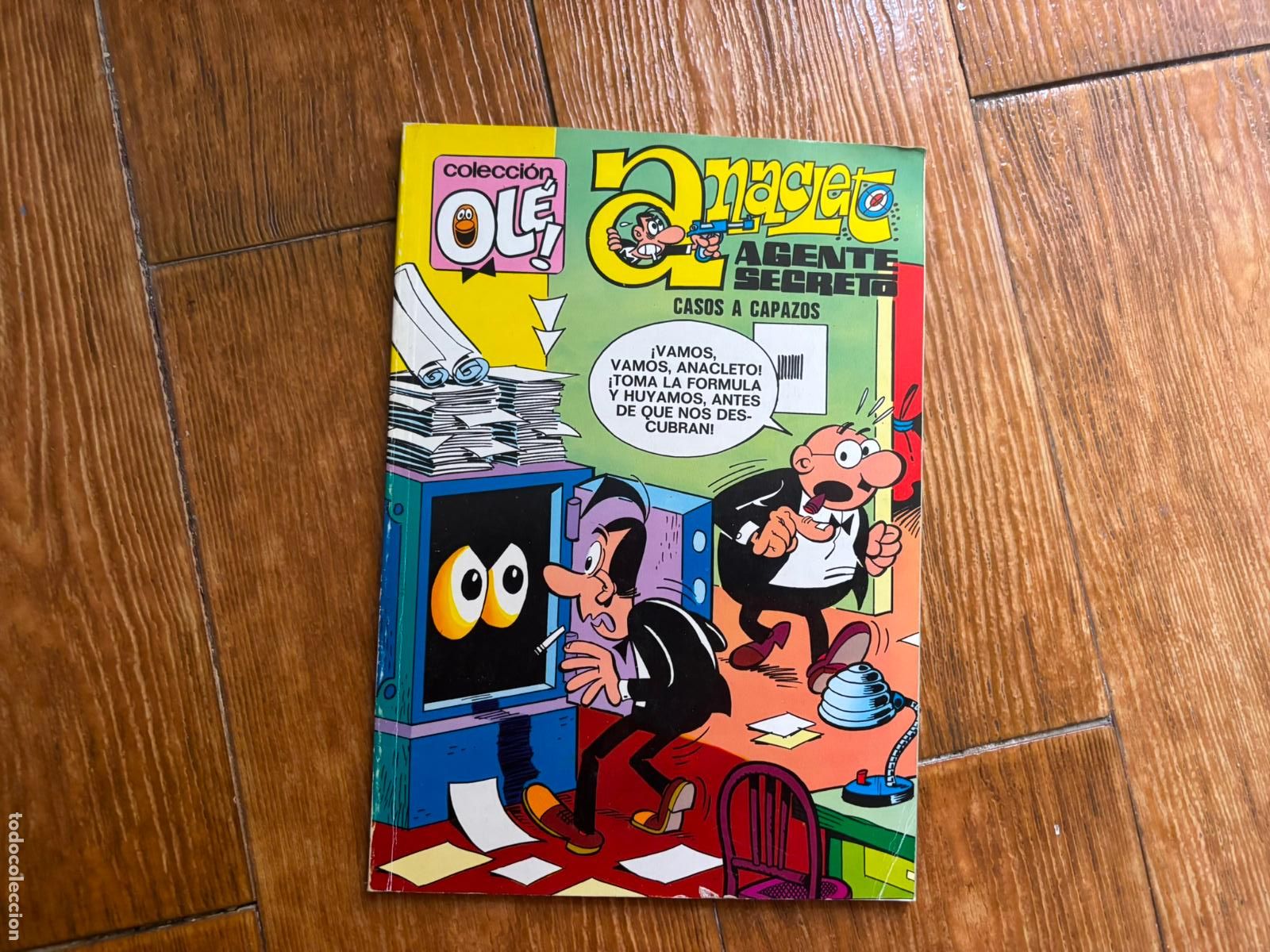 Tebeos: COLECCION OLE N&ordm; 74 ANACLETO AGENTE SECRETO 1 EDICION EDITORIAL BRUGUERA 1971