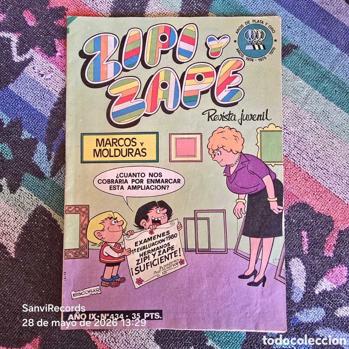 Tebeos: ZIPI Y ZAPE, REVISTA JUVENIL 434 (A&Ntilde;O IX) (BRUGUERA)