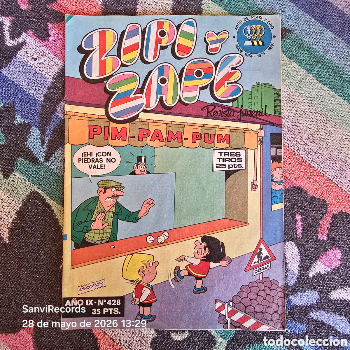 Tebeos: ZIPI Y ZAPE, REVISTA JUVENIL 428 (A&Ntilde;O IX) (BRUGUERA)