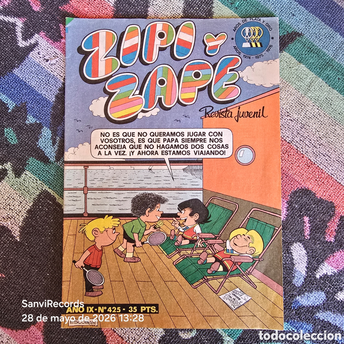 Comics: ZIPI Y ZAPE, REVISTA JUVENIL 425 (A&Ntilde;O IX) (BRUGUERA)