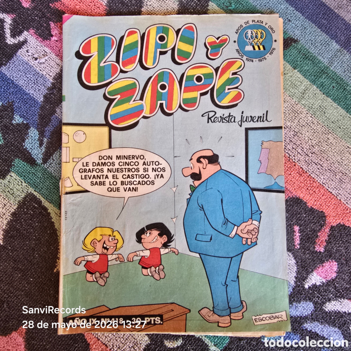 BDs: ZIPI Y ZAPE, REVISTA JUVENIL 418 (A&Ntilde;O IX) (BRUGUERA)