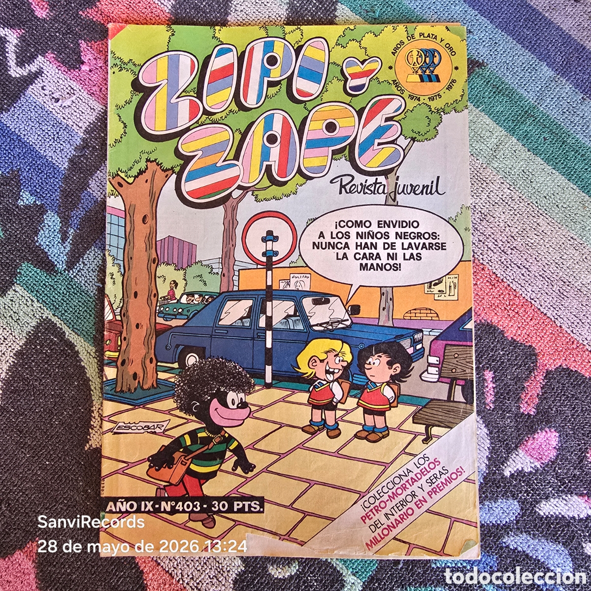 Tebeos: ZIPI Y ZAPE, REVISTA JUVENIL 403 (A&Ntilde;O IX) (BRUGUERA)