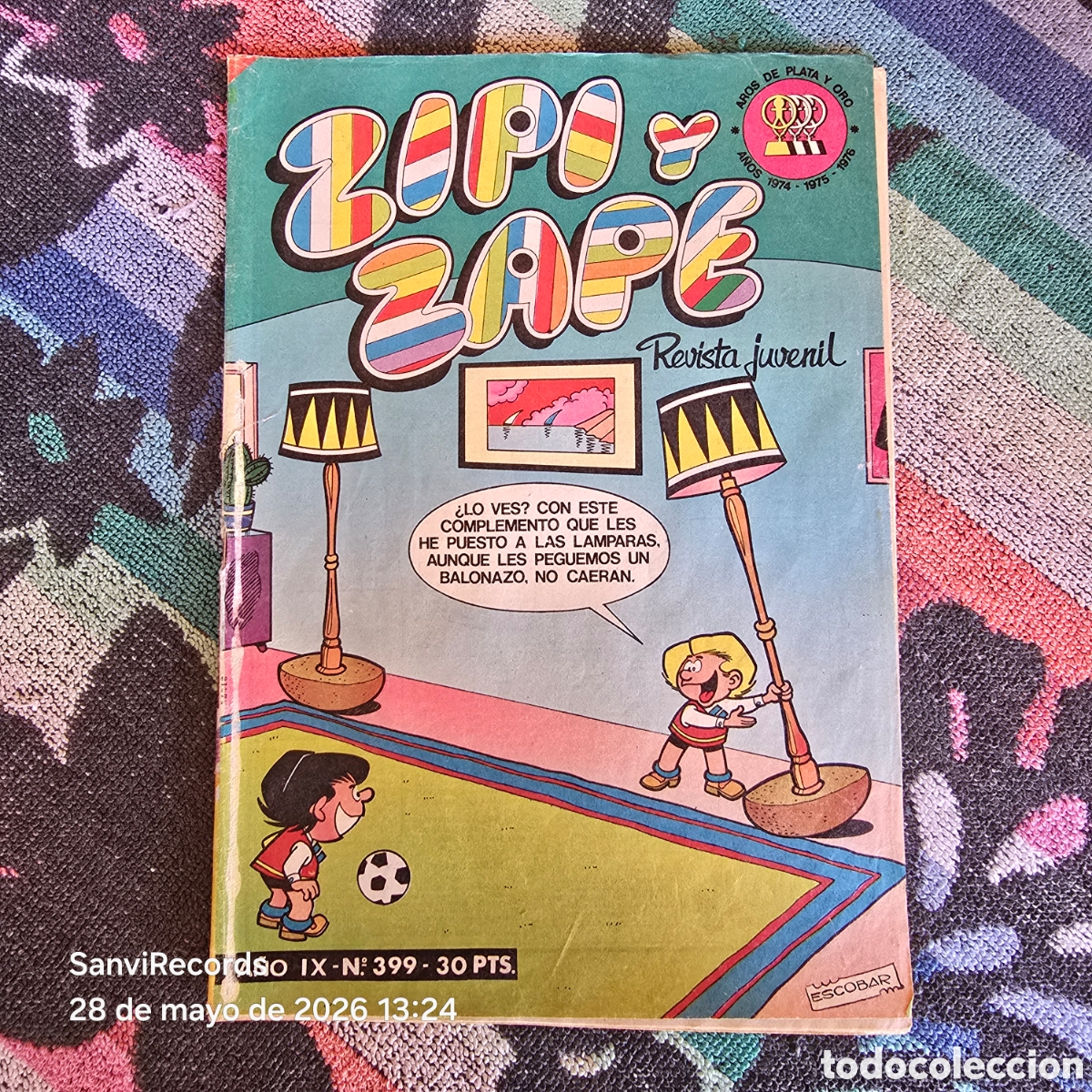 BDs: ZIPI Y ZAPE, REVISTA JUVENIL 399 (A&Ntilde;O IX) (BRUGUERA)