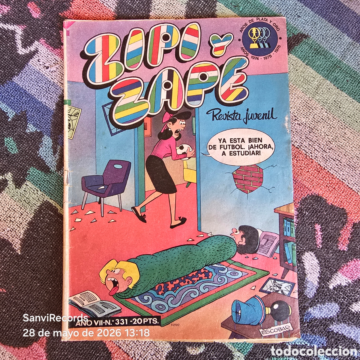 Tebeos: ZIPI Y ZAPE, REVISTA JUVENIL 331 (A&Ntilde;O VII) (BRUGUERA)
