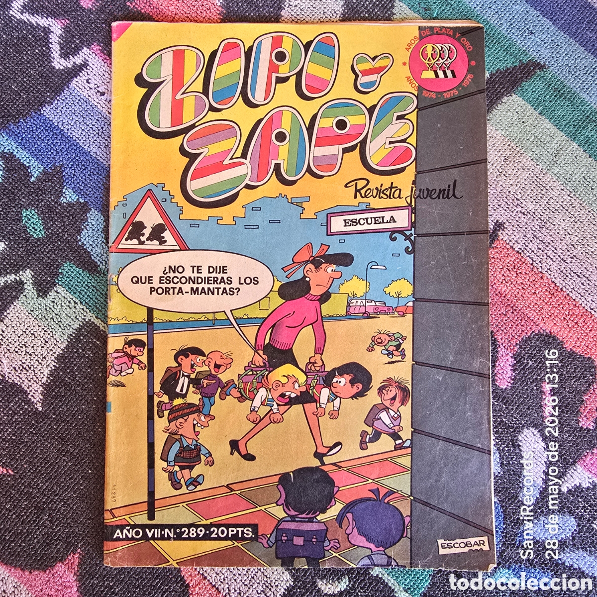 Tebeos: ZIPI Y ZAPE, REVISTA JUVENIL 289 (A&Ntilde;O VII) (BRUGUERA)