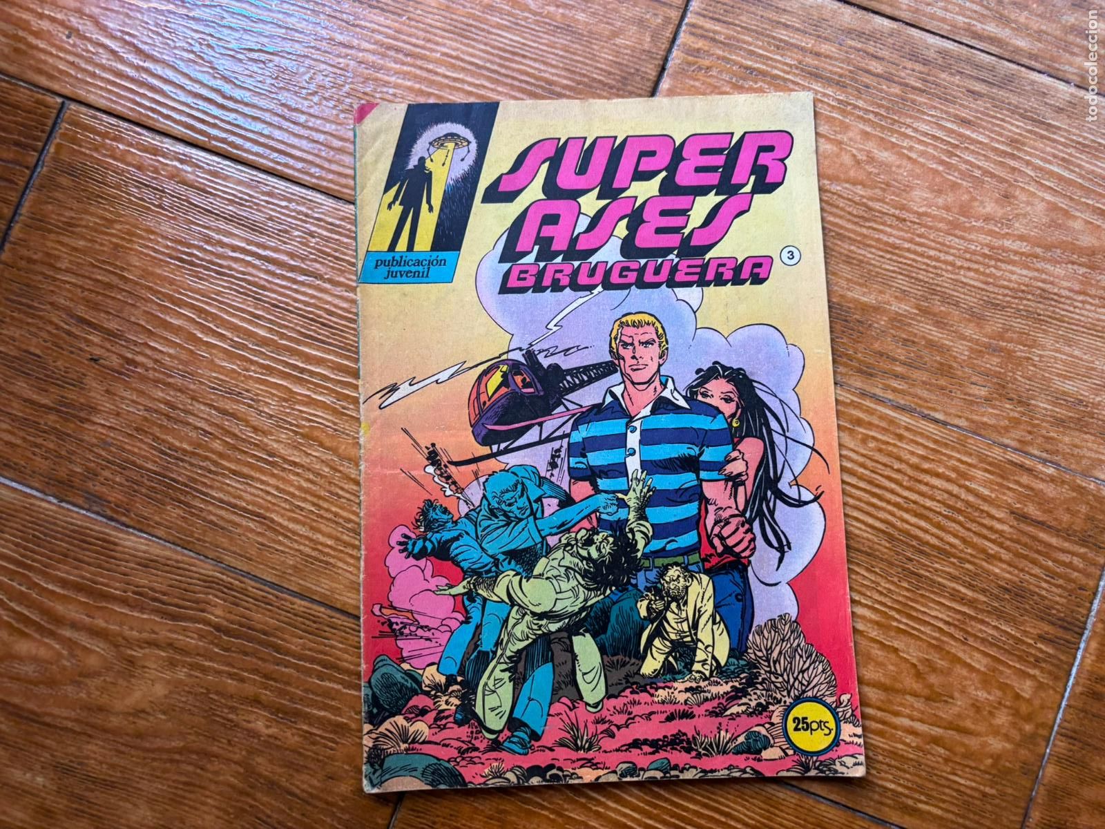 Tebeos: SUPER ASES BRUGUERA N&ordm; 3 EDITORIAL BRUGUERA