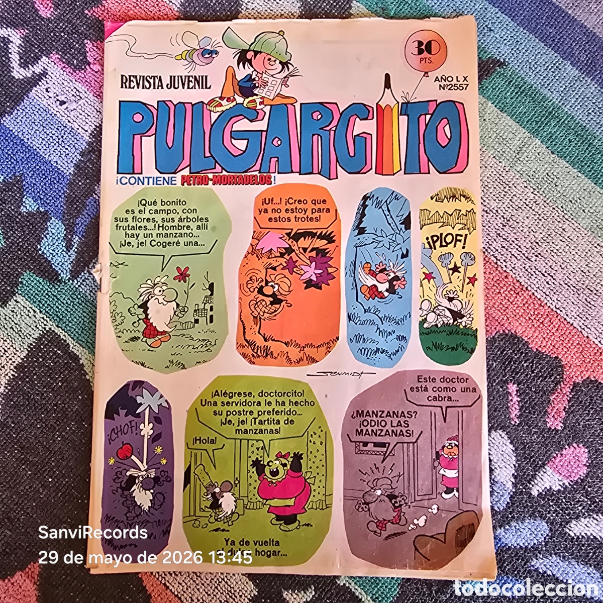 Tebeos: PULGARCITO, REVISTA JUVENIL 2557 (A&Ntilde;O LX) (BRUGUERA)