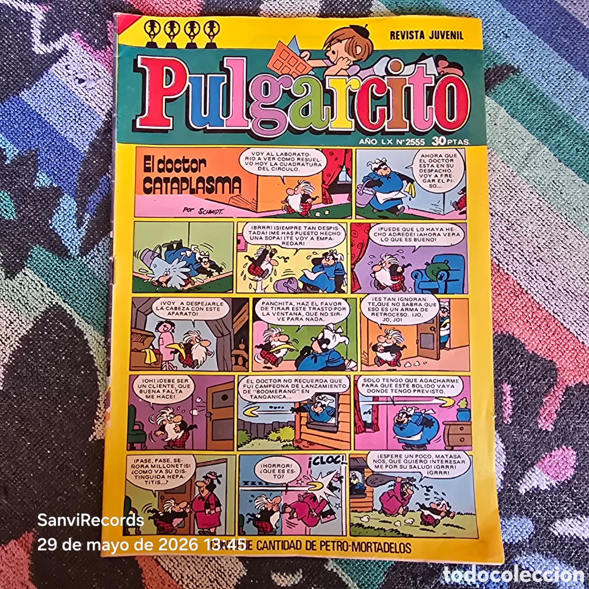 Tebeos: PULGARCITO, REVISTA JUVENIL 2555 (A&Ntilde;O LX) (BRUGUERA)