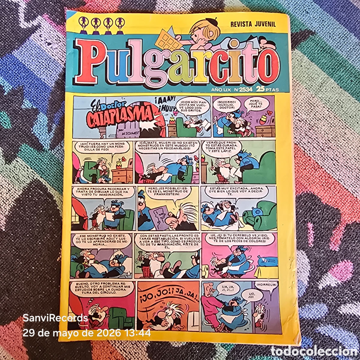 Tebeos: PULGARCITO, REVISTA JUVENIL 2534 (A&Ntilde;O LIX) (BRUGUERA)