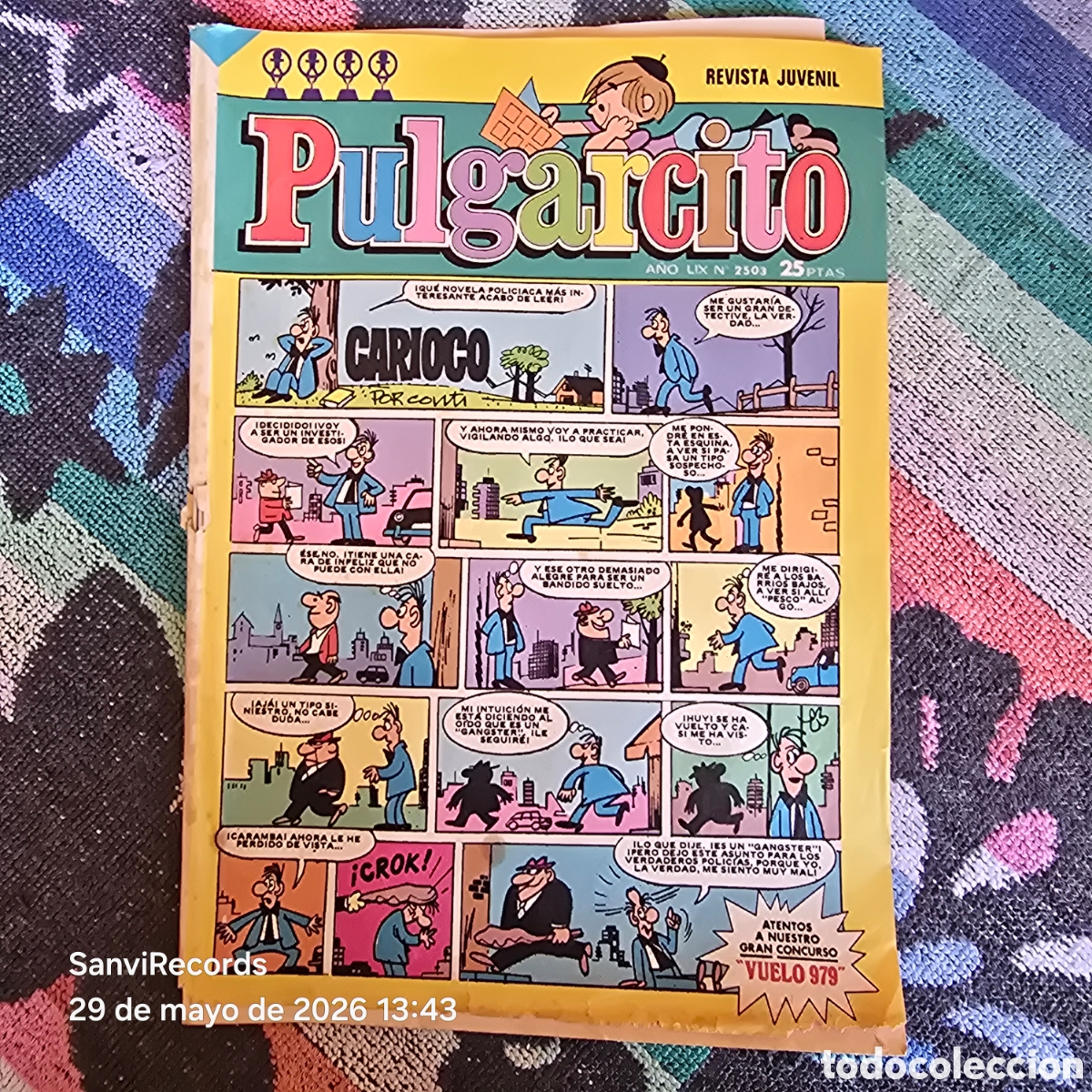 Tebeos: PULGARCITO, REVISTA JUVENIL 2503 (A&Ntilde;O LIX) (BRUGUERA)
