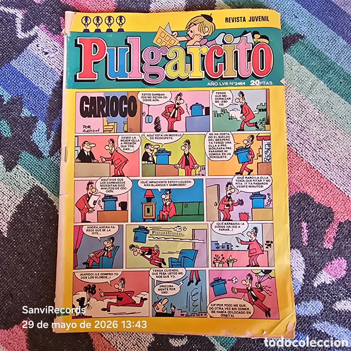 Tebeos: PULGARCITO, REVISTA JUVENIL 2464 (A&Ntilde;O LVIII) (BRUGUERA)