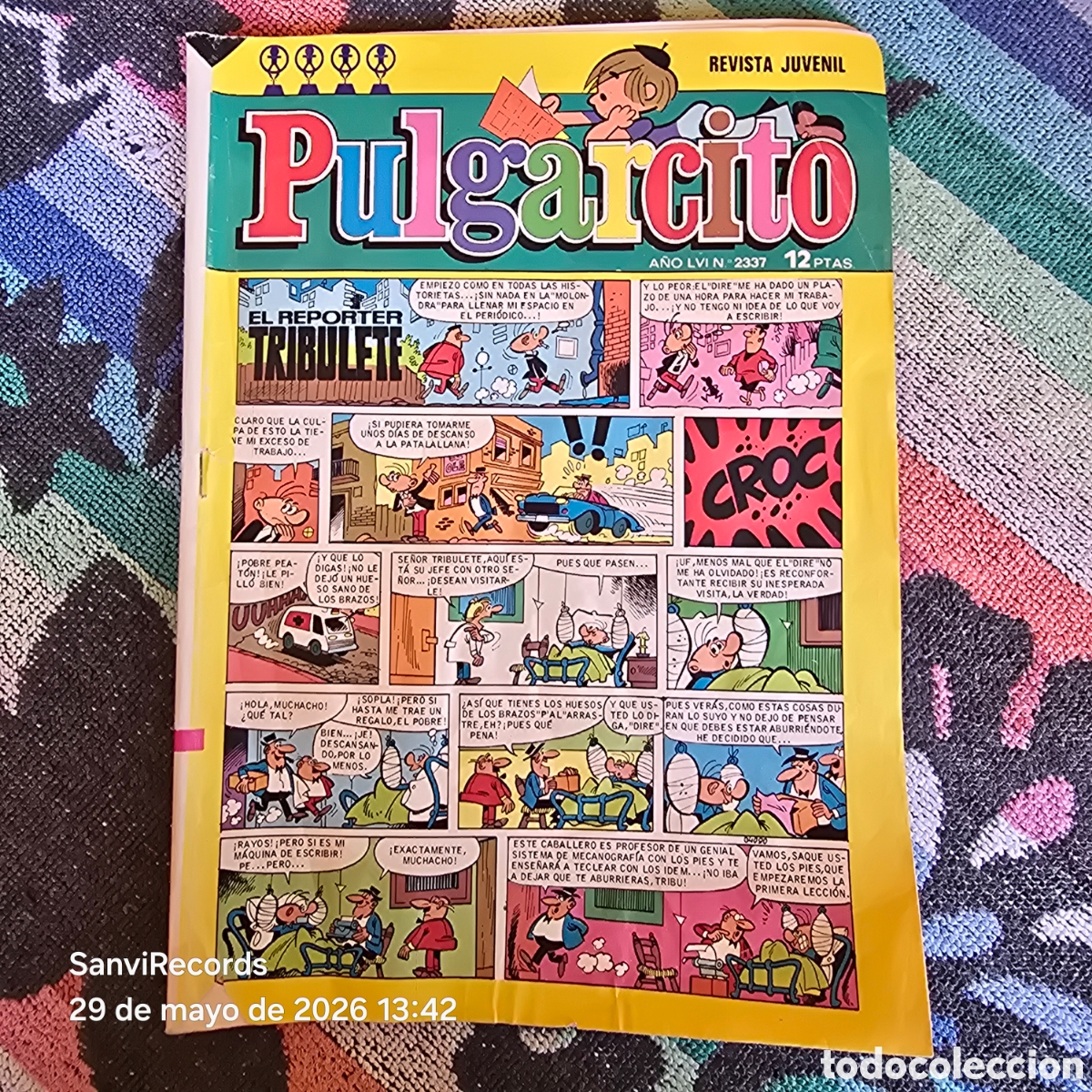 Tebeos: PULGARCITO, REVISTA JUVENIL 2337 (A&Ntilde;O LVI) (BRUGUERA)