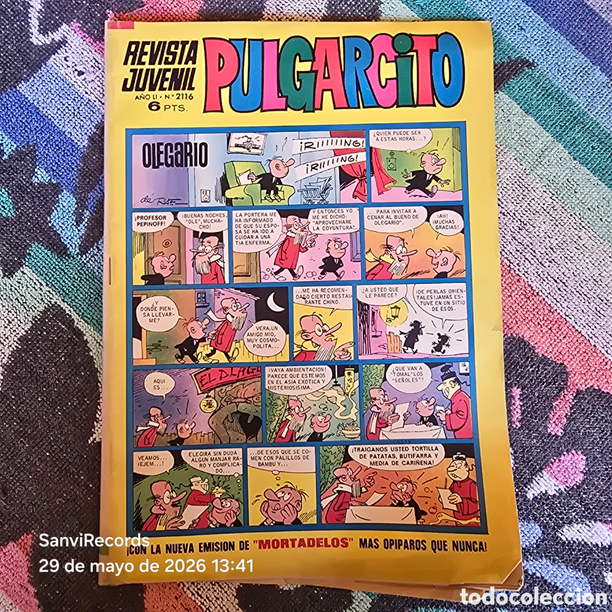 Tebeos: PULGARCITO, REVISTA JUVENIL 2116 (A&Ntilde;O LI) (BRUGUERA)