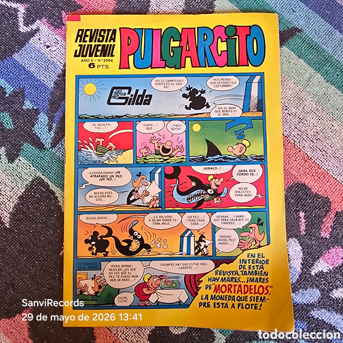 Tebeos: PULGARCITO, REVISTA JUVENIL 2096 (A&Ntilde;O LI) (BRUGUERA)