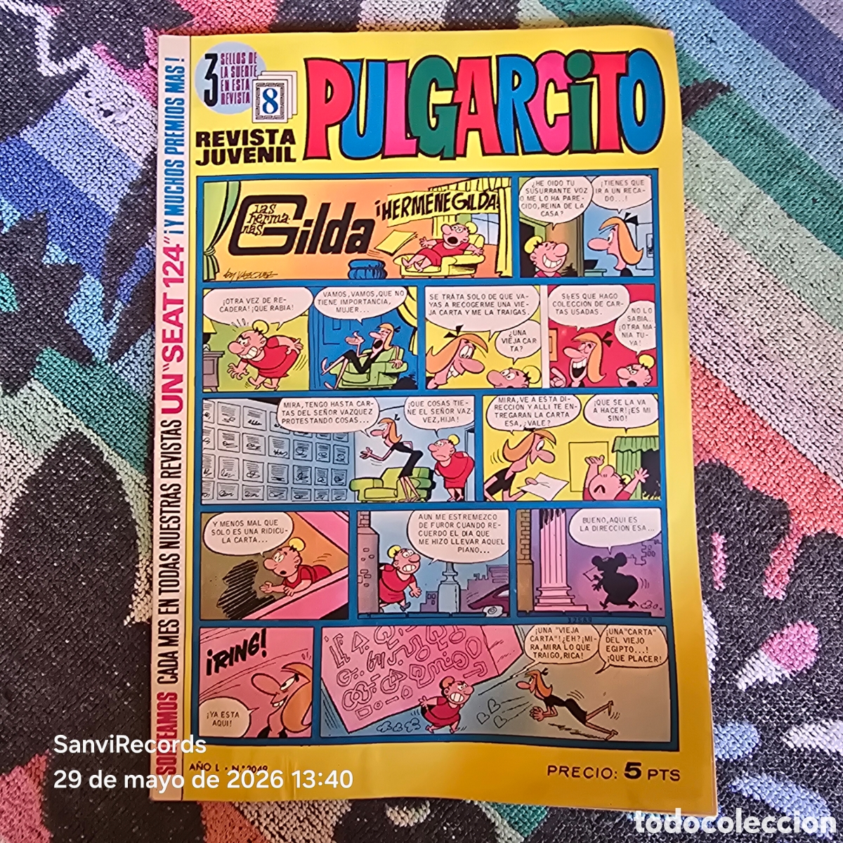 Tebeos: PULGARCITO, REVISTA JUVENIL 2049 (A&Ntilde;O L) (BRUGUERA)
