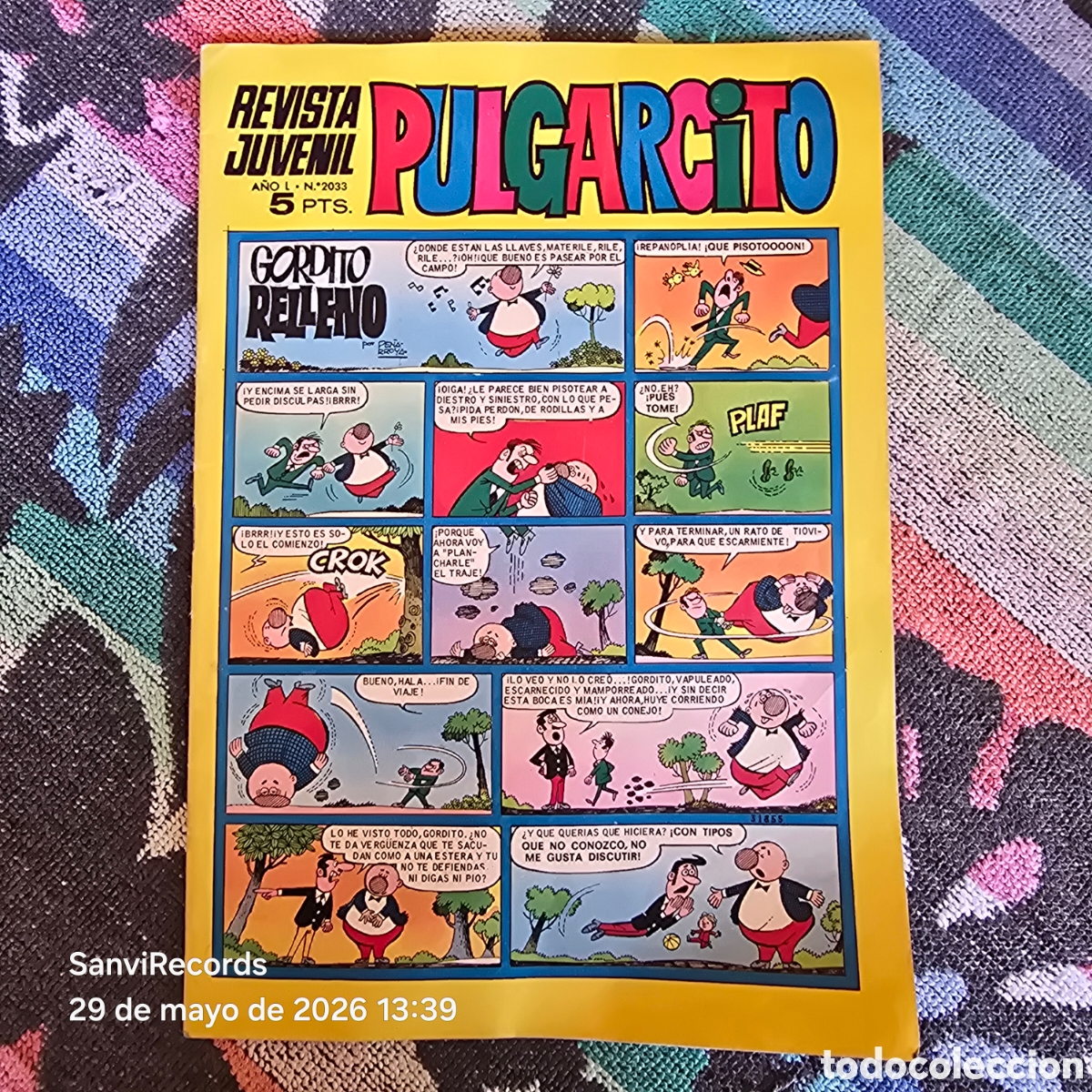 Comics: PULGARCITO, REVISTA JUVENIL 2033 (A&Ntilde;O L) (BRUGUERA)