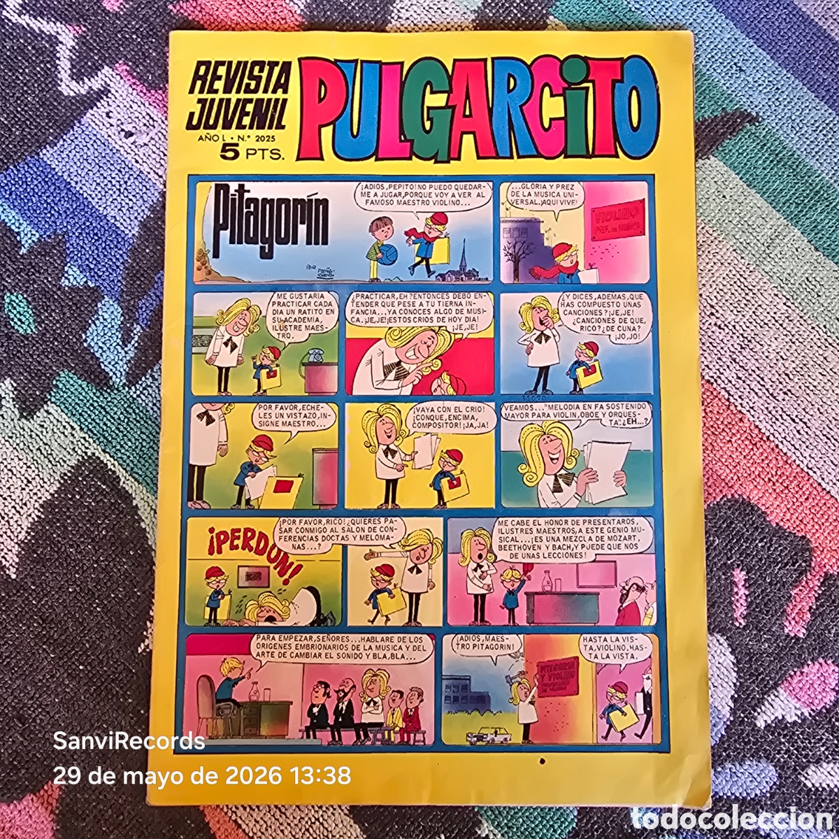 Comics: PULGARCITO, REVISTA JUVENIL 2025 (A&Ntilde;O L) (BRUGUERA)