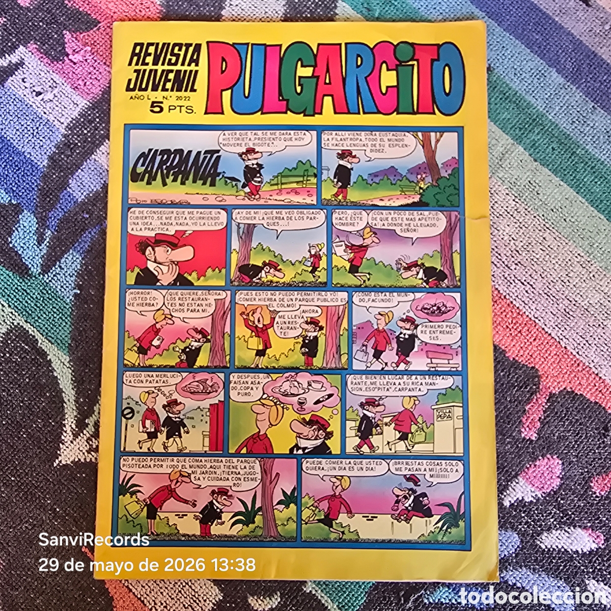 Comics: PULGARCITO, REVISTA JUVENIL 2022 (A&Ntilde;O L) (BRUGUERA)