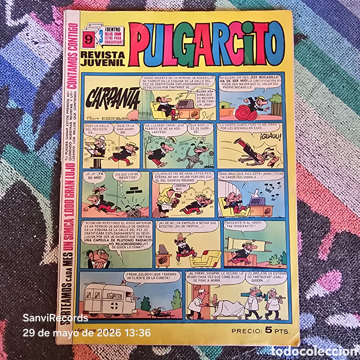Tebeos: PULGARCITO, REVISTA JUVENIL 1976 (A&Ntilde;O XLVIII) (BRUGUERA)