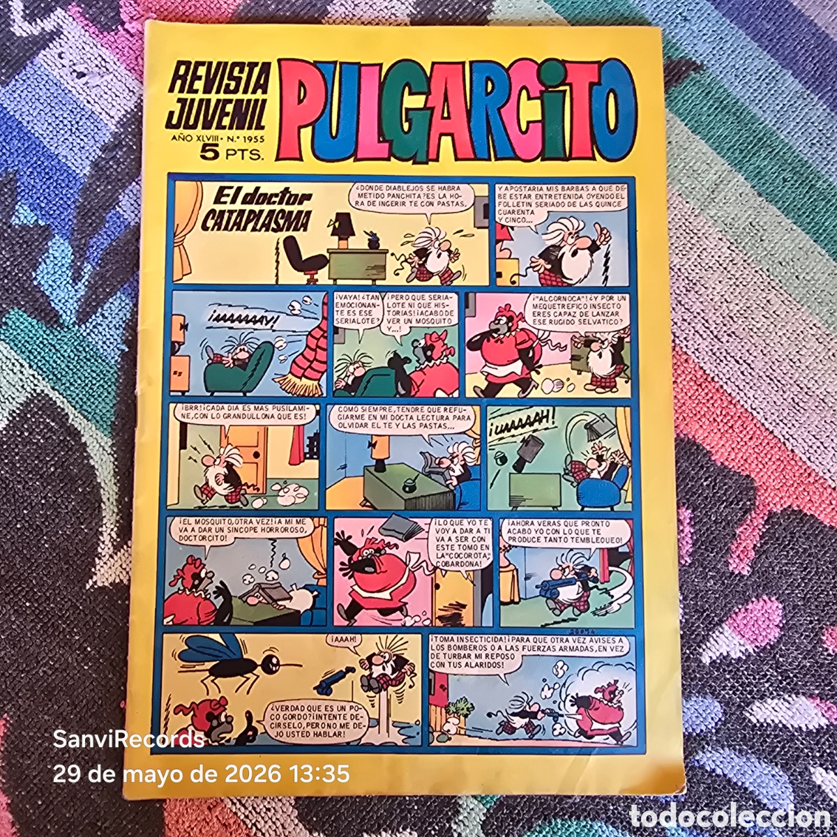 Tebeos: PULGARCITO, REVISTA JUVENIL 1955 (A&Ntilde;O XLVIII) (BRUGUERA)