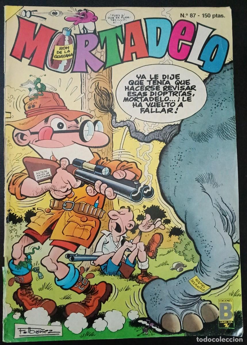 Tebeos: MORTADELO SEMANAL-EDICIONES B- N&ordm; 87 -AGAMEN&Oacute;N-RAMIS-ROVIRA-CERA-1988-REGULAR-VEA-LEA-1591
