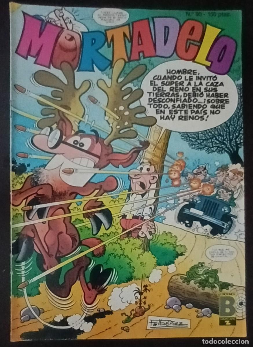Livros de Banda Desenhada: MORTADELO SEMANAL-EDICIONES B- N&ordm; 90 -V&Aacute;ZQUEZ-IB&Aacute;&Ntilde;EZ-RAMIS-MARCH-1989-CORRECTO-VEA-LEA-1592