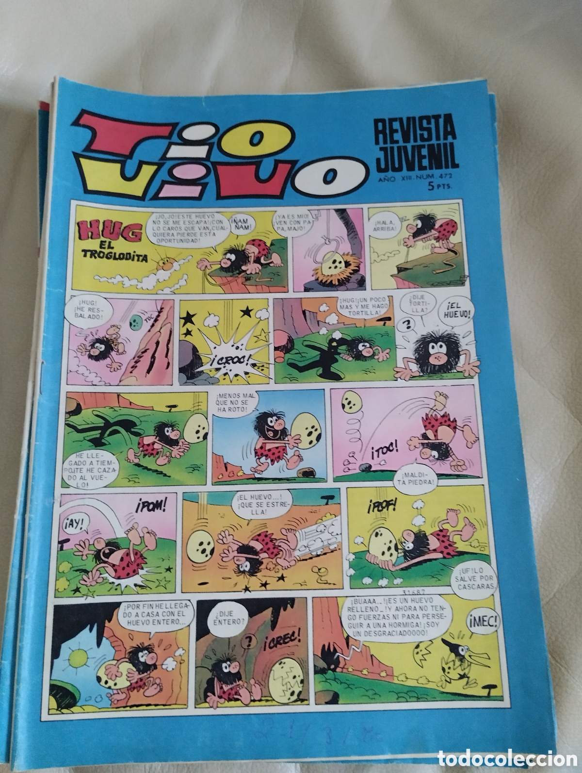 Tebeos: Lote de 17 Revista Juvenil Tio Vivo. A&ntilde;os 70. ( Angel).