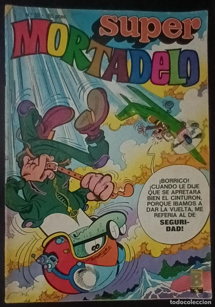 Tebeos: SUPER MORTADELO-EDICIONES B- N&ordm; 35 -AGAMEN&Oacute;N-GOSS&Egrave;-V&Aacute;ZQUEZ-RAMIS-1988-ESCASO-BUENO-VEA-LEA-1593