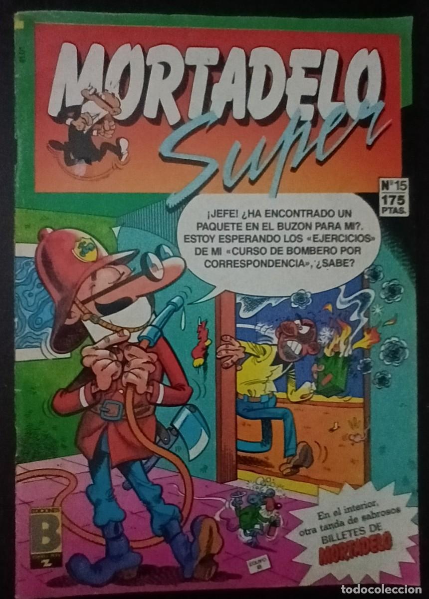 Livros de Banda Desenhada: SUPER MORTADELO-EDICIONES B- N&ordm; 15 -ESCOLANO-MARCH-JAUME ROVIRA-1987-BUENO-DIF&Iacute;CIL-VEA-LEA-1594